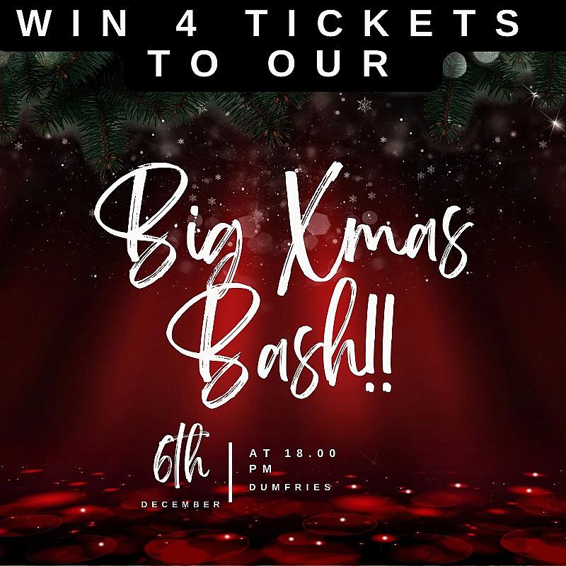 WIN 4 TICKETS TO OUR XMAS BASH!