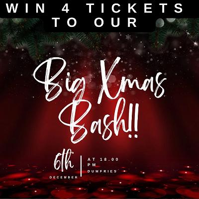 WIN 4 TICKETS TO OUR XMAS BASH!