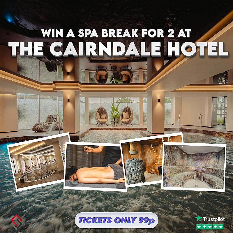 SPA BREAK FOR 2 AT THE CAIRNDALE HOTEL  