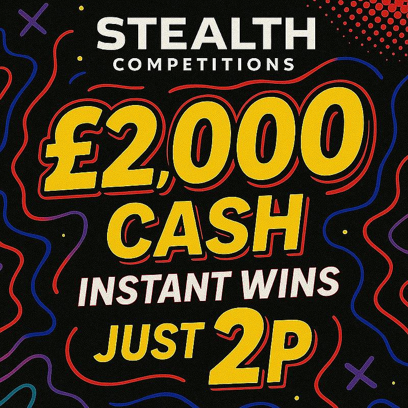 £2,000 CASH FOR 2P WITH INSTANT WINS!   