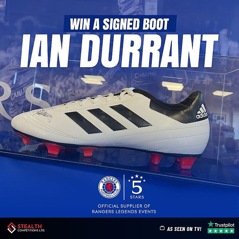 BOXED AND SIGNED IAN DURRANT BOOT!
