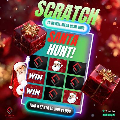 SANTA HUNT SCRATCH EDITION - 2 X £500 MAIN PRIZE!