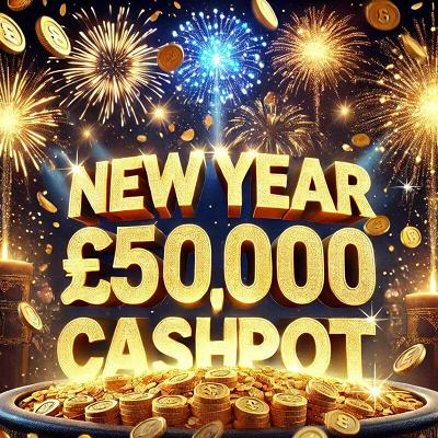 NEW YEAR £50,000 CASHPOT!