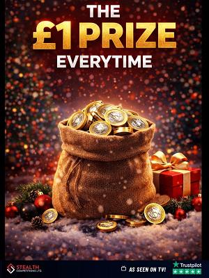 THE £1 PRIZE EVERYTIME!  