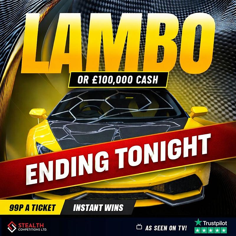 LAMBORGHINI HURACAN LP610-4 WITH INSTANT WINS! 