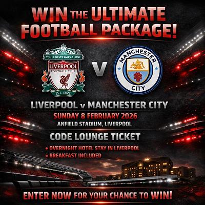 5 TICKETS INTO THE FOOTBALL PACKAGE DRAW!