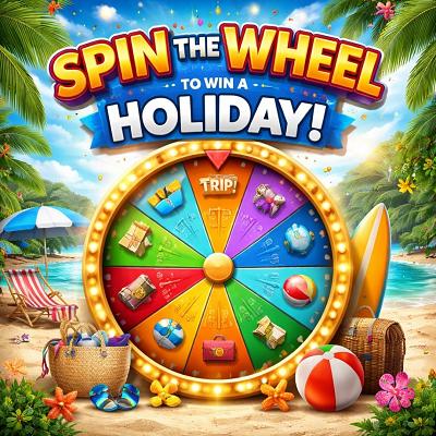 SPIN TO WIN HOLIDAY EDITION - £5,000 END PRIZE! 