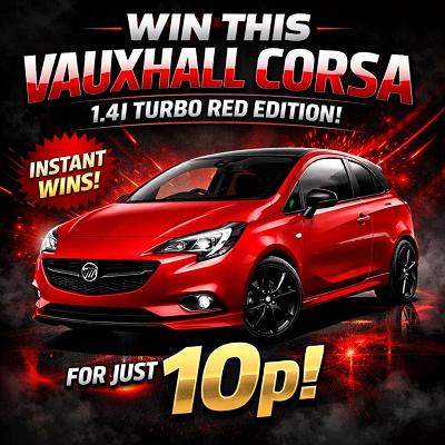 10 TICKETS INTO THE CORSA DRAW!