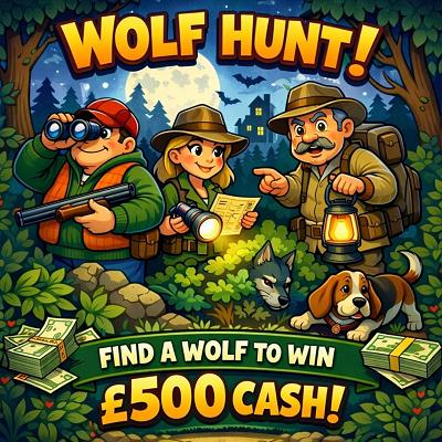 THE WOLF HUNT - £500 END PRIZE!