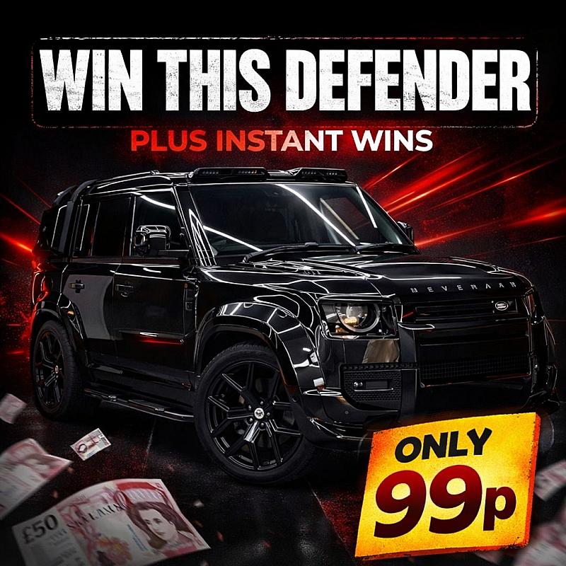 LAND ROVER DEFENDER 7 SEATER WITH INSTANT WINS!