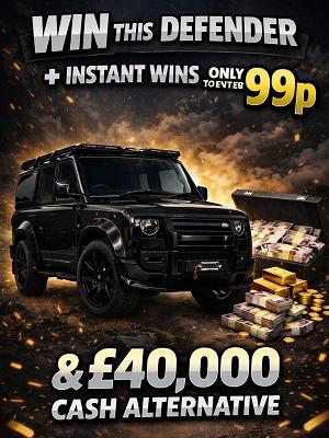 LAND ROVER DEFENDER 7 SEATER WITH INSTANT WINS!