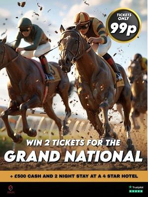 GRAND NATIONAL FESTIVAL ZONE PACKAGE FOR 2 + CASH!