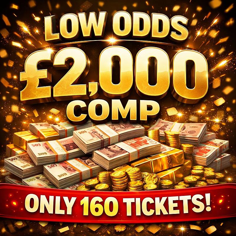 LOW ODDS £2,000 CASH - AUTO DRAW! 