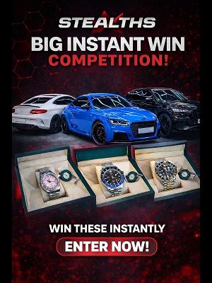 STEALTHS BIG INSTANT WIN COMPETITION!