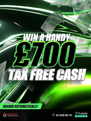 £700 CASH FOR 7P - AUTO DRAW     