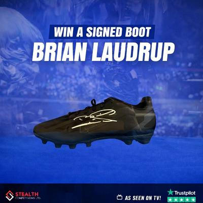 WIN A BOXED AND SIGNED BRIAN LAUDUP BOOT!