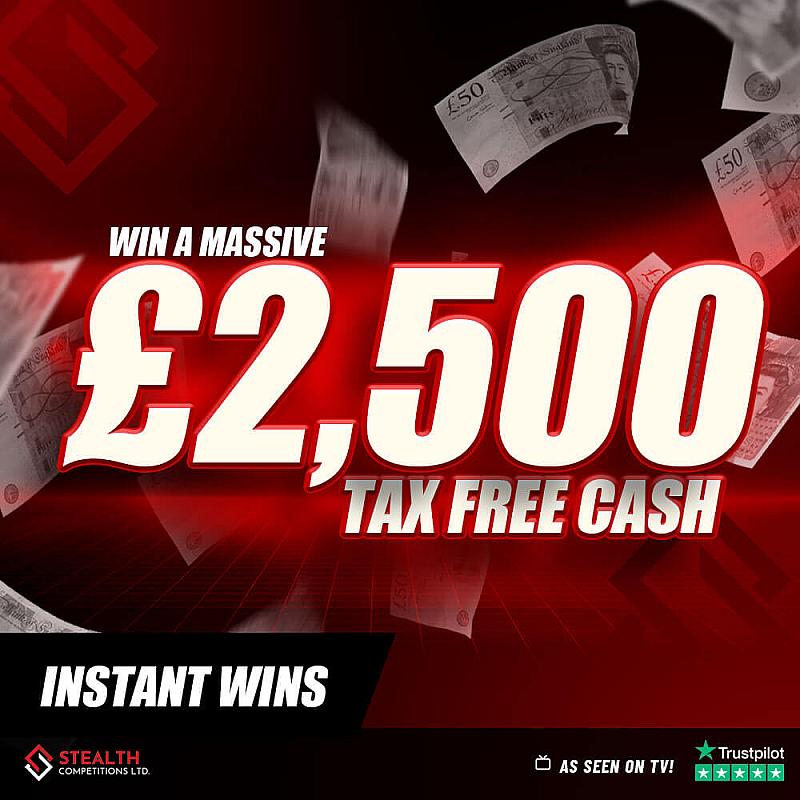 £2,500 CASH WITH INSTANT WINS   