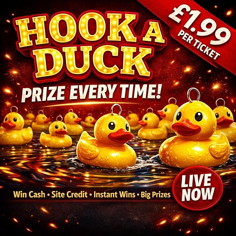 HOOK A DUCK PRIZE EVERYTIME - AUTO DRAW! 