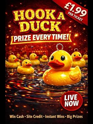 HOOK A DUCK PRIZE EVERYTIME - AUTO DRAW! 
