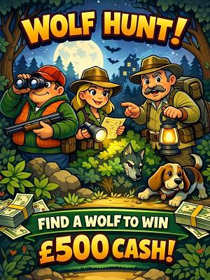 THE WOLF HUNT - £500 END PRIZE - AUTO DRAW! 