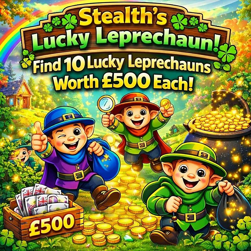 STEALTH’S LUCKY LEPRECHAUN HUNT!