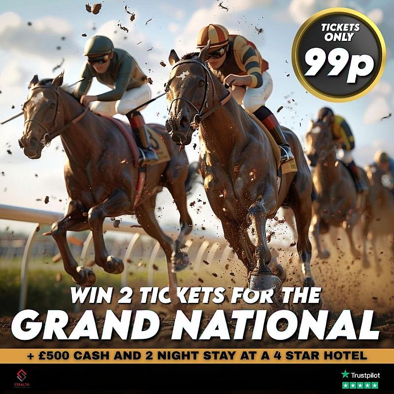GRAND NATIONAL FESTIVAL ZONE PACKAGE FOR 2 + CASH! 