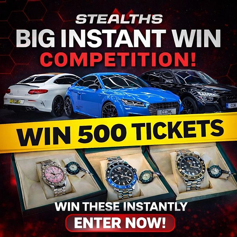 THE BIG INSTANT WIN MINI RAFFLE - WIN 500 TICKETS!      