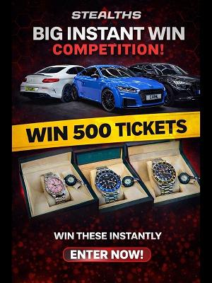 THE BIG INSTANT WIN MINI RAFFLE - WIN 500 TICKETS!      