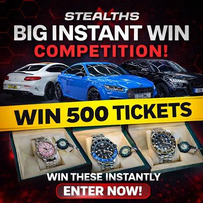 THE BIG INSTANT WIN MINI RAFFLE - WIN 500 TICKETS!       