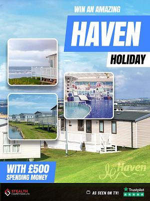 HAVEN HOLIDAY WITH £500 CASH! 