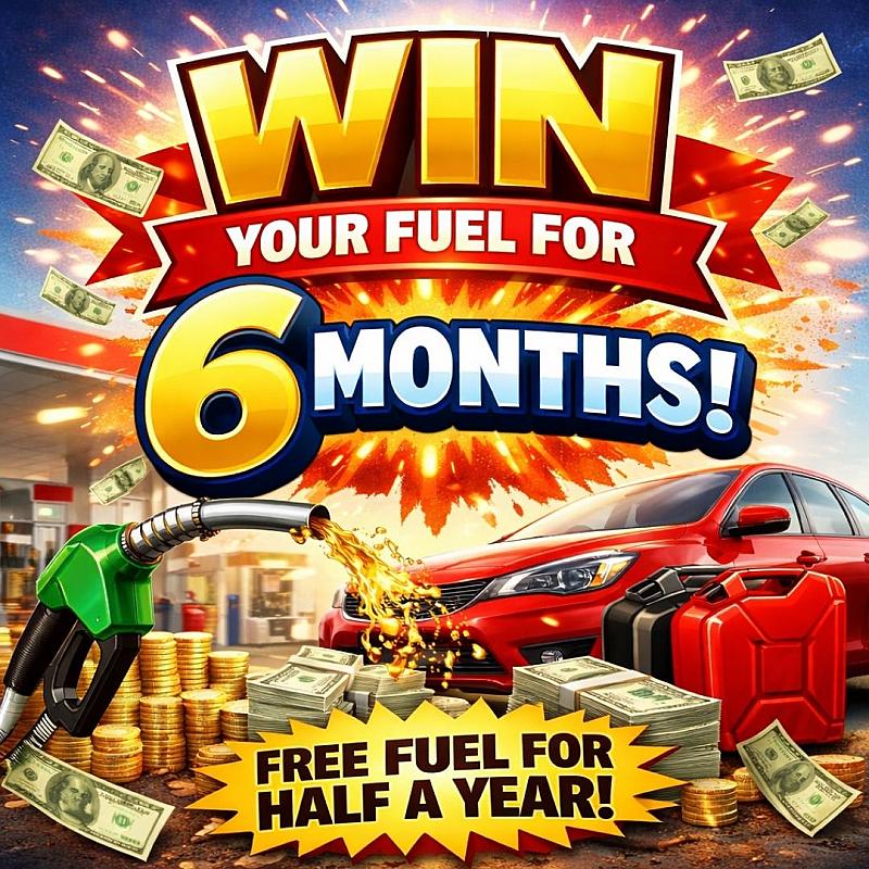 WIN YOUR FUEL FOR 6 MONTH!