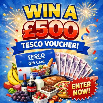 £500 TESCO VOUCHER - AUTO DRAW! 
