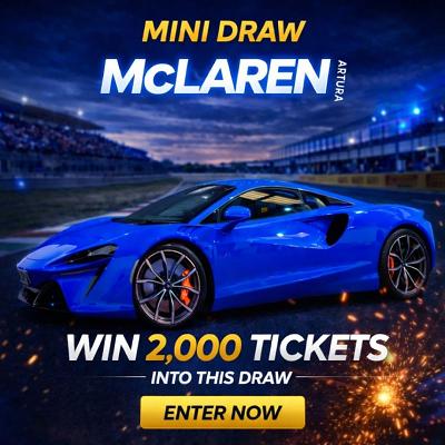 McLAREN MINI DRAW - WIN 2,000 TICKETS!    