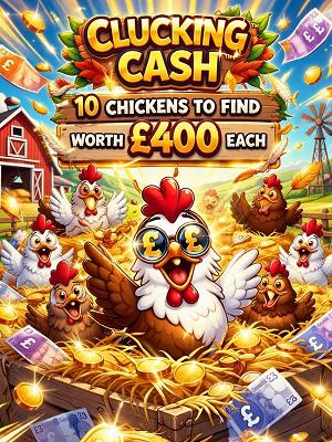 CLUCKING CASH WITH INSTANT WINS!  