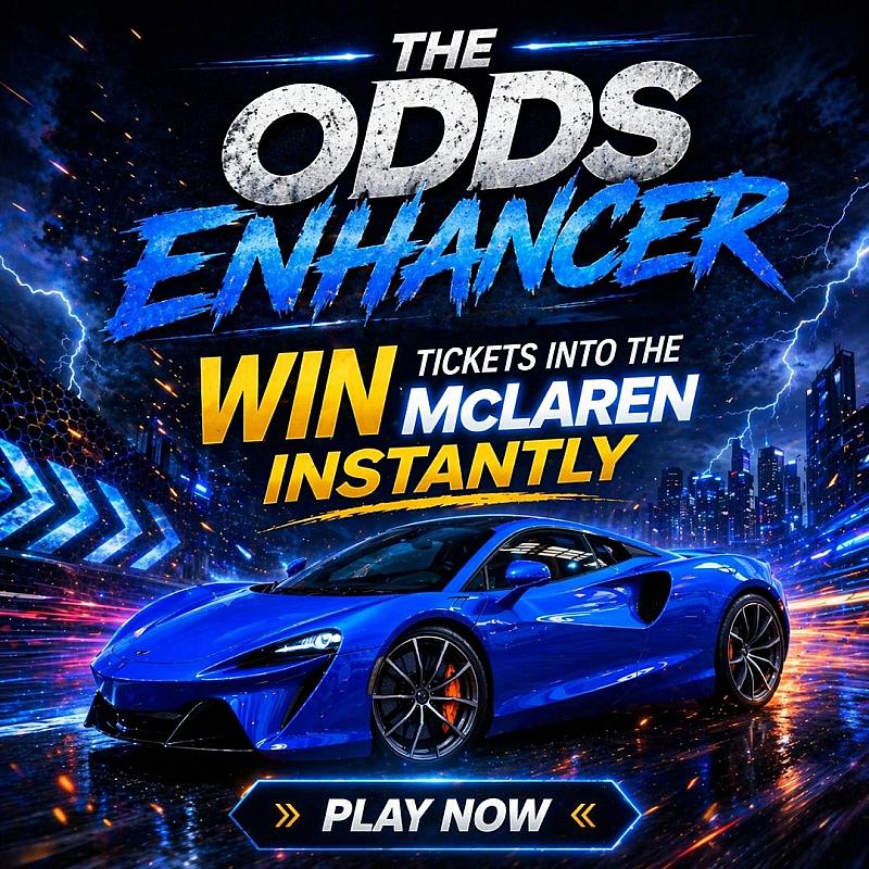 MCLAREN ODDS ENHANCER COMPETITION - AUTO DRAW   