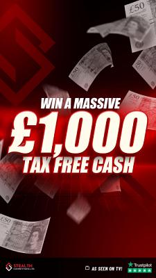 £1,000 CASH DRAW!  