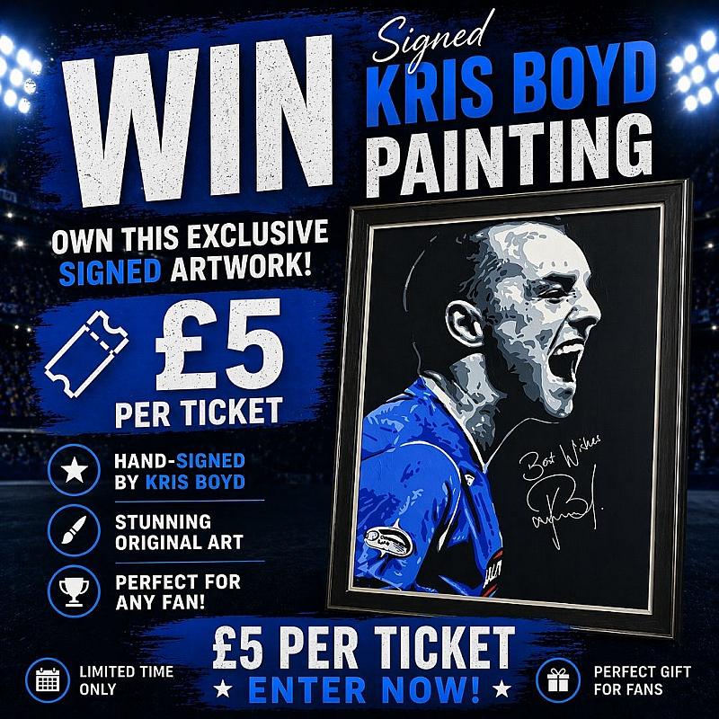KRIS BOYD SIGNED PAINTING!