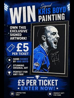 KRIS BOYD SIGNED PAINTING!