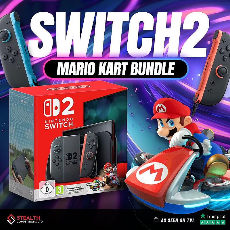 NINTENDO SWITCH 2 MARIO KART BUNDLE!     