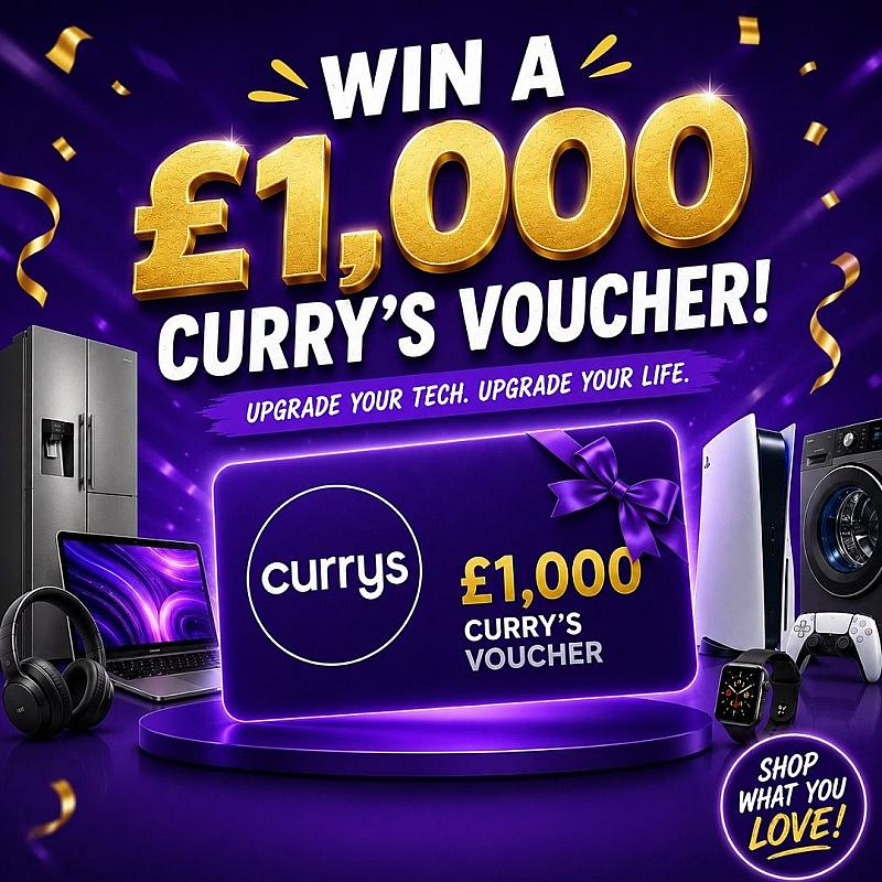 £1,000 CURRY'S VOUCHER!