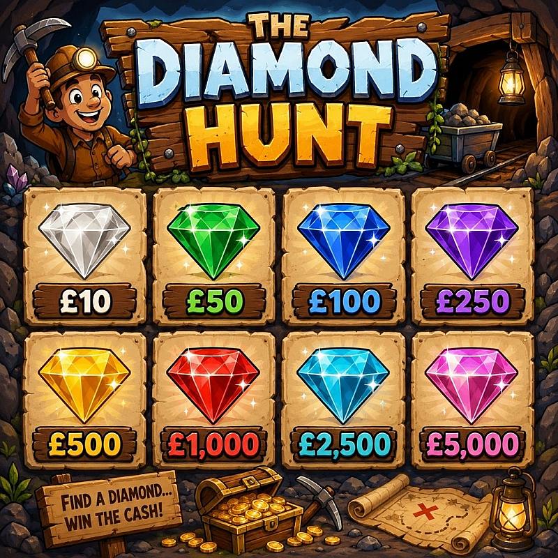 THE STEALTH DIAMOND HUNT!