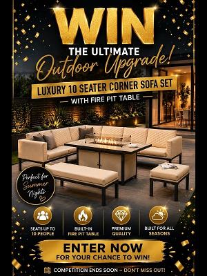 LUXURY 10 SEATER GARDEN CORNER SET!