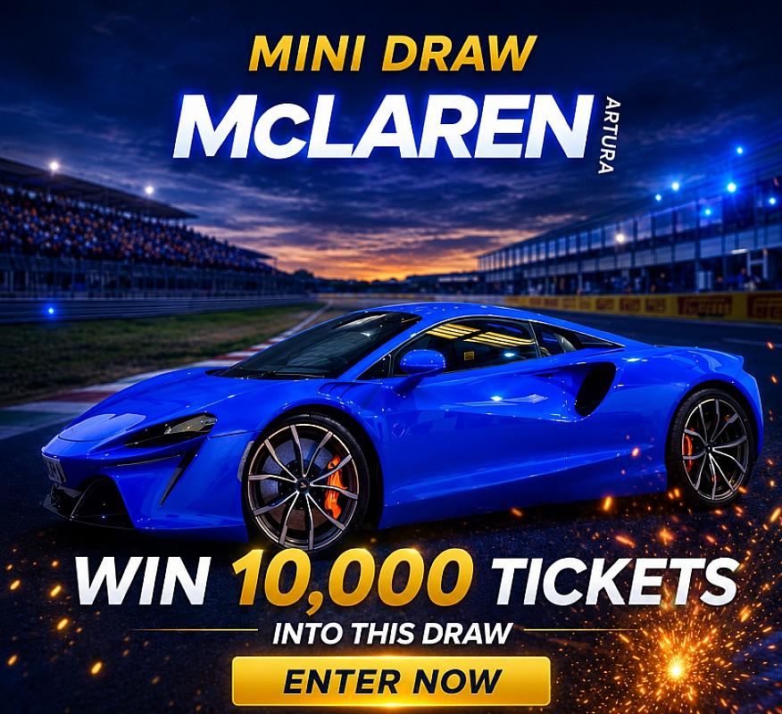 McLAREN MINI DRAW - WIN 10,000 TICKETS!      