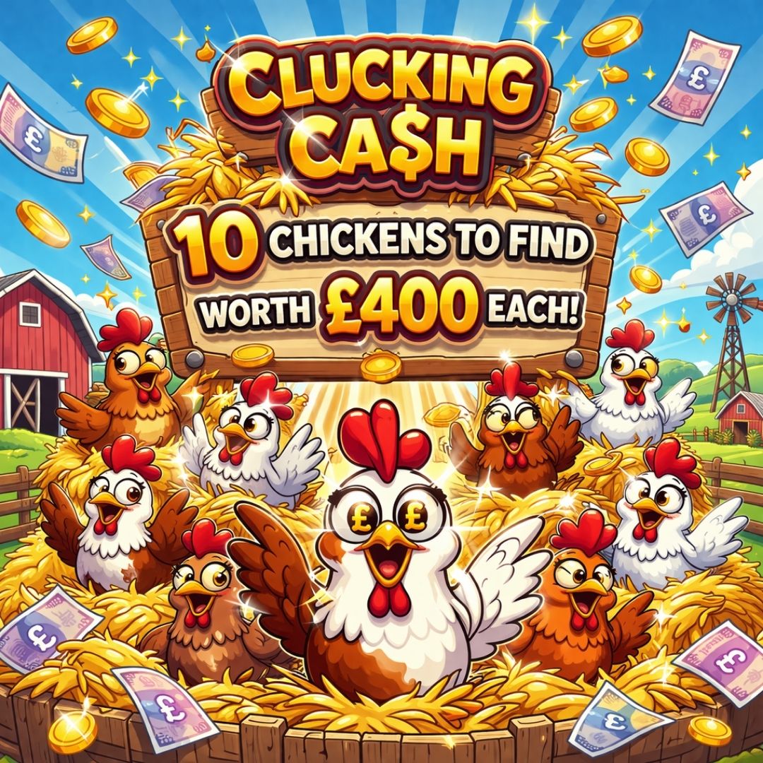 CLUCKING CASH WITH INSTANT WINS!   