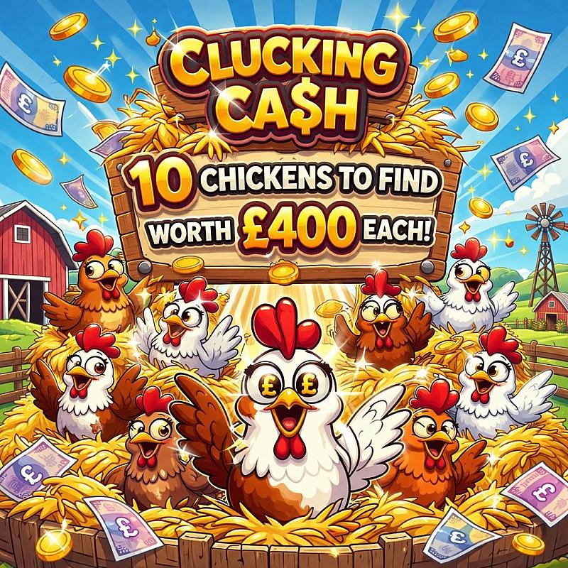 CLUCKING CASH WITH INSTANT WINS!   
