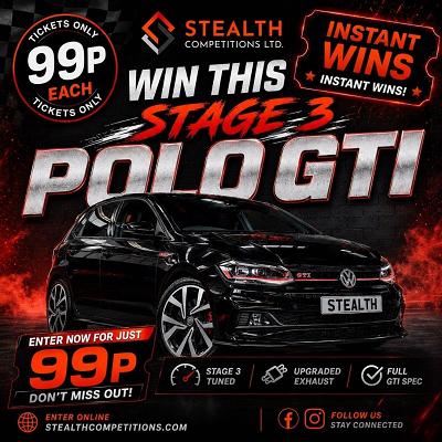 1,000 TICKETS INTO THE VW POLO GTI DRAW!