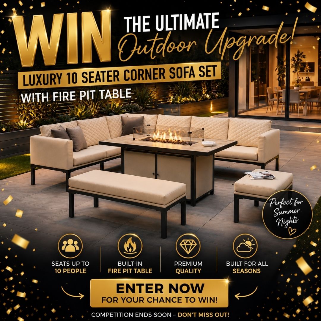 LUXURY 10 SEATER GARDEN CORNER SET!