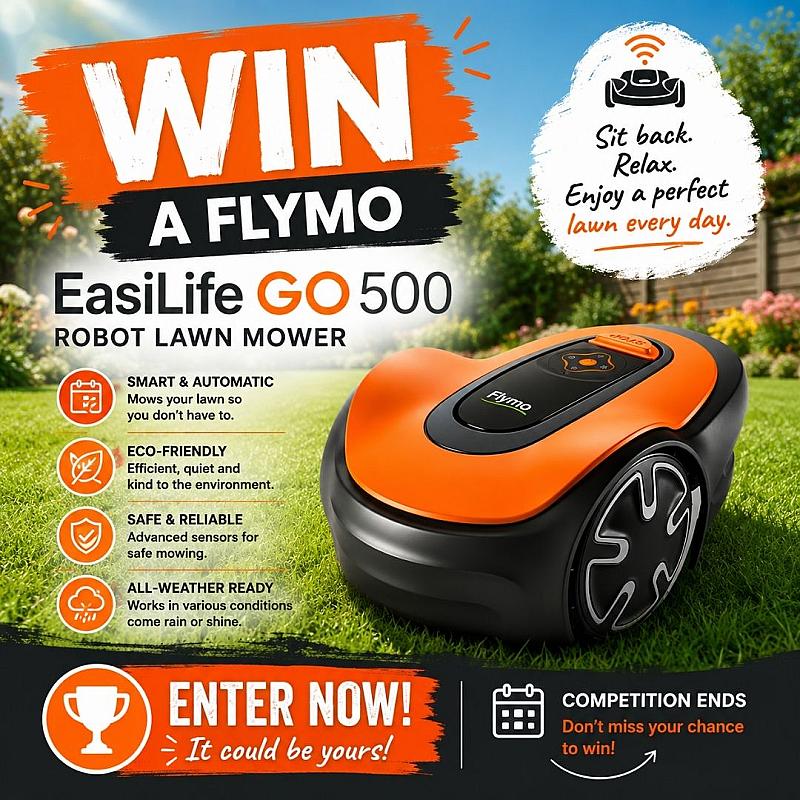 FLYMO EASILIFE GO 500 ROBOT LAWN MOWER!