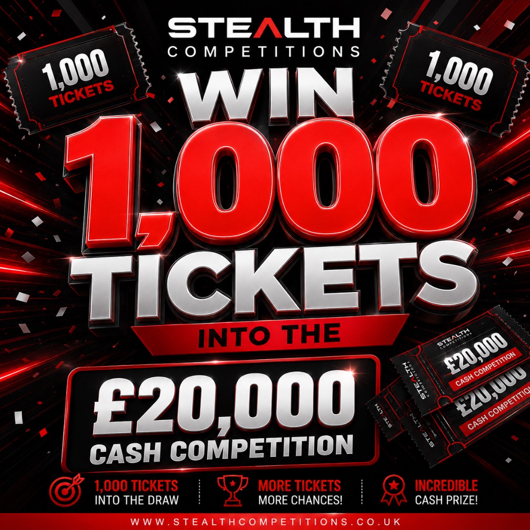 £20,000 MINI DRAW FOR 1,000 TICKETS - AUTO DRAW!