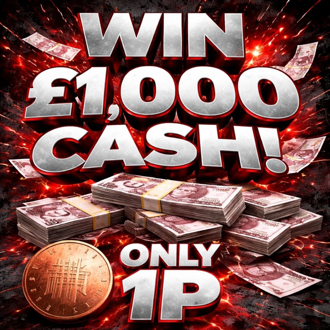 £1,000 CASH FOR 1P - AUTO DRAW! 